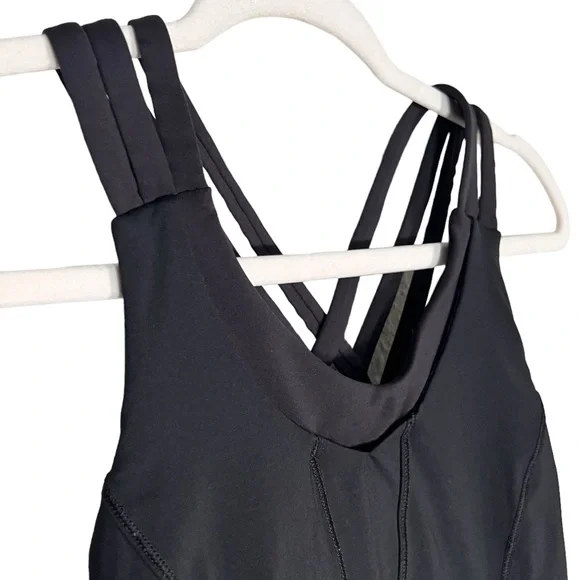 Lululemon Athletica Beat The Heat Tank in Black | 2in1 Sports Bra Size 4 - Picture 8 of 10